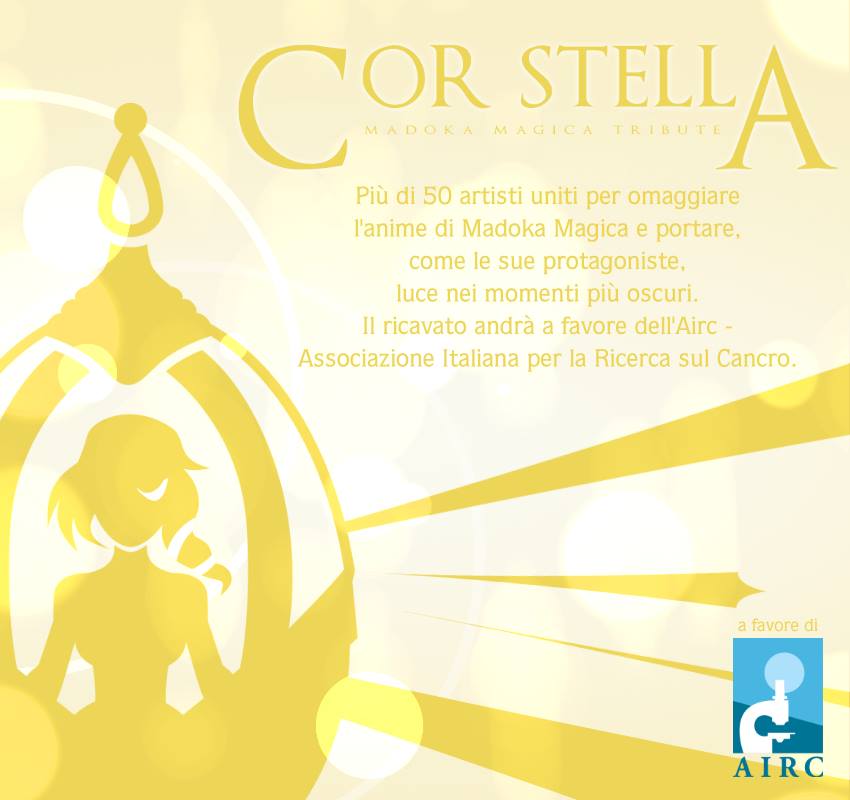 Cor Stella - Madoka Magica fanzine, a favore dell'AIRC