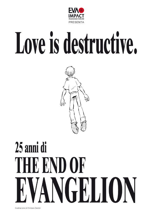 EVA IMPACT presenta Love is destructive. - 25 anni di The End of Evangelion a Casale Comics & Games