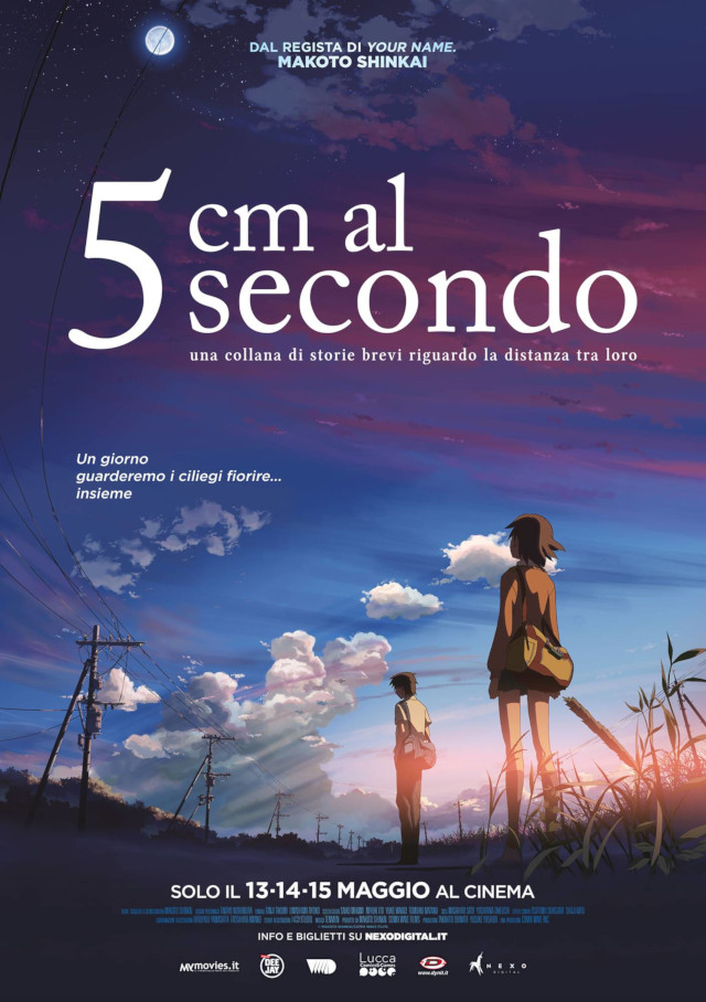 5 cm al secondo - Nexo Anime al cinema - Sconti e biglietti omaggio da EVA IMPACT e Nexo Digital