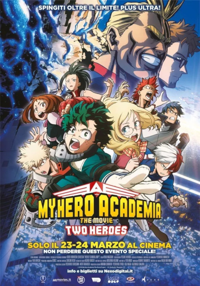 My Hero Academia - The Movie: Two Heroes - Nexo Anime al cinema - Sconti e biglietti omaggio da EVA IMPACT e Nexo Digital