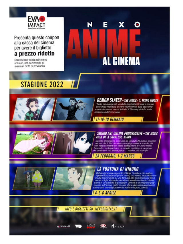 Coupon per un biglietto a tariffa ridotta per Demon Slayer – The Movie: Il Treno Mugen