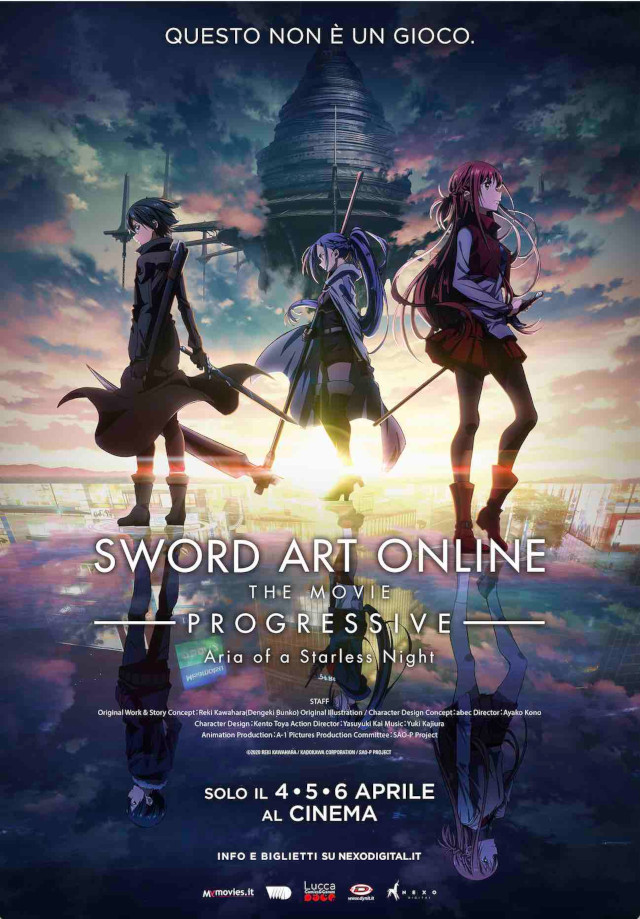 Sword Art Online Progressive: Aria of a Starless Night - Nexo Anime al cinema - Sconti e biglietti omaggio da EVA IMPACT e Nexo Digital