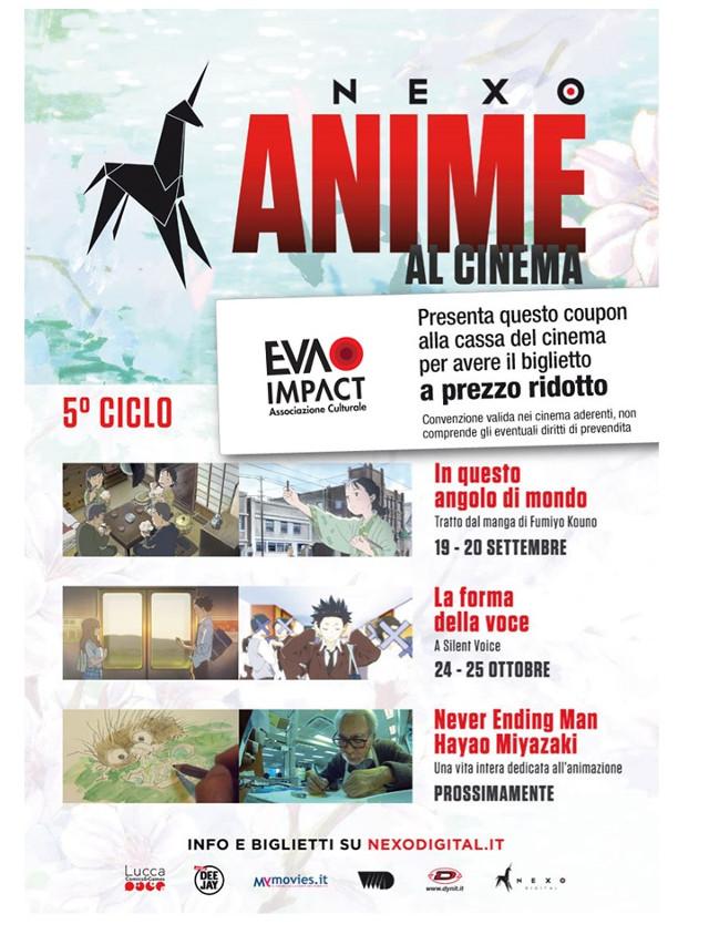 Coupon per un biglietto a tariffa ridotta per Never-Ending Man - Hayao Miyazaki