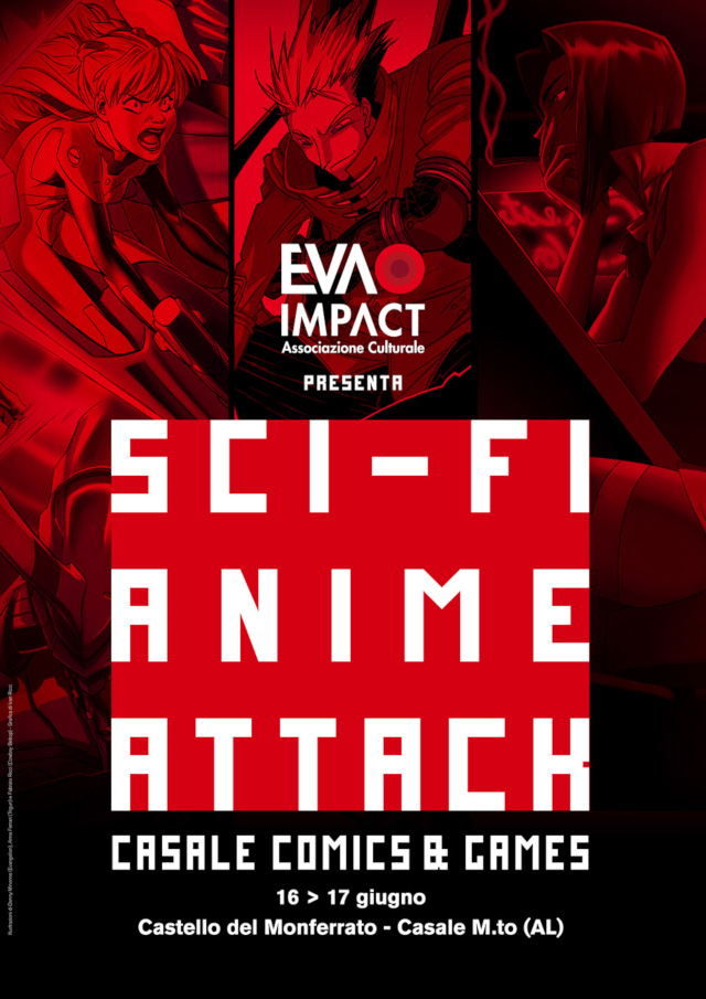 Mostra tributo itinerante Sci-Fi Anime Attack - Evangelion, Cowboy Bebop e Trigun al Casale Comics & Games