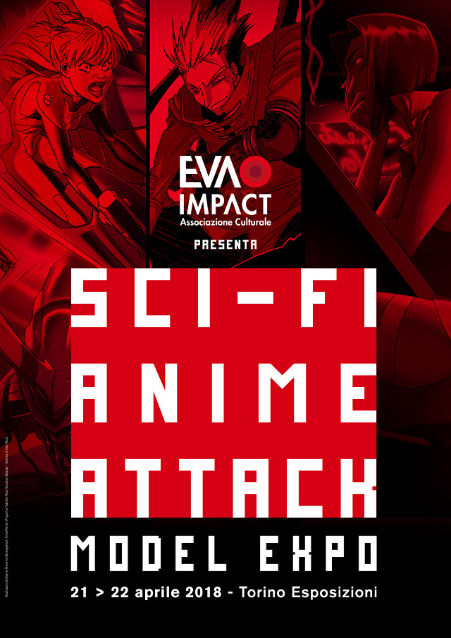 Mostra tributo itinerante Sci-Fi Anime Attack - Evangelion, Cowboy Bebop e Trigun a Model Expo Torino