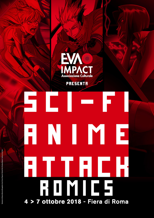 Mostra tributo itinerante Sci-Fi Anime Attack - Evangelion, Cowboy Bebop e Trigun al Romics XXIV edizione