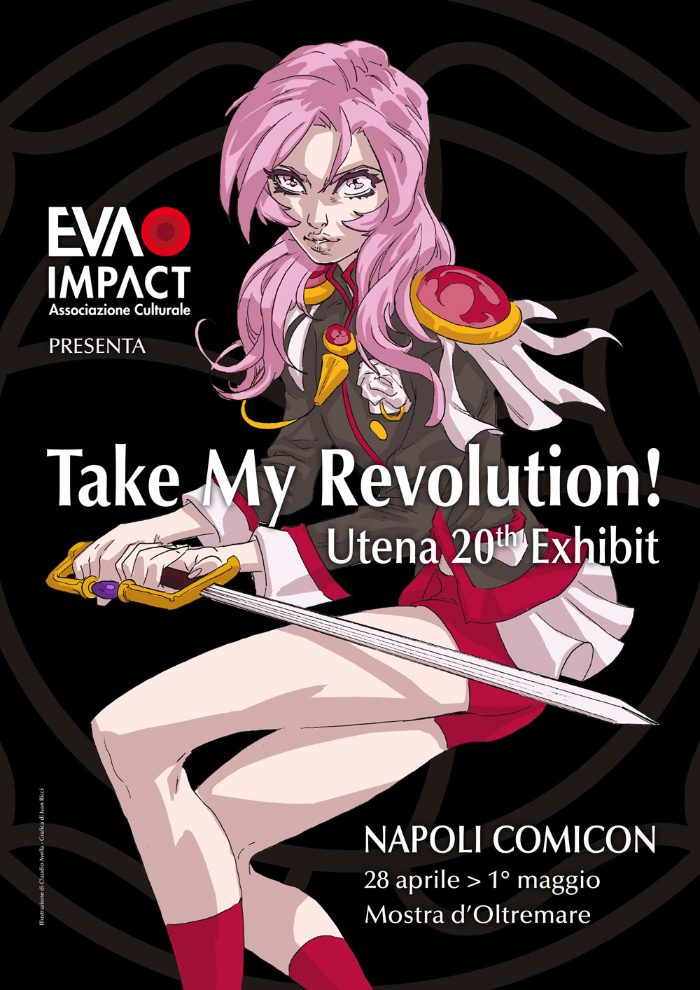 Mostra tributo itinerante Take my Revolution! - Utena a Napoli Comicon