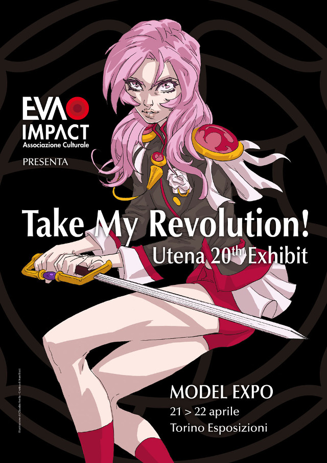 Mostra tributo itinerante Take my Revolution! - Utena a Model Expo Torino